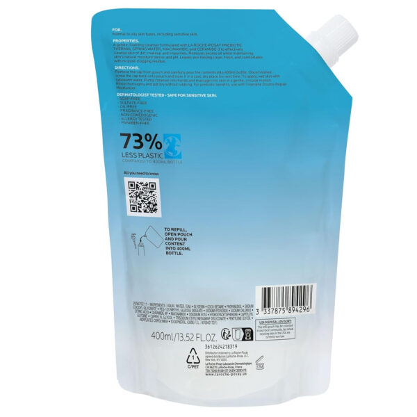 La Roche-Posay Toleriane Purifying Foaming Facial Cleanser, Oil Free Face Wash for Women & Men with Niacinamide + Ceramides, Pore Cleanser Safe For Sensitive Skin, Won’t Dry Out Skin, Soap Free