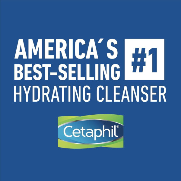 Cetaphil Face Wash, Hydrating Gentle Skin Cleanser for Dry to Normal Sensitive Skin, 20 oz, Fragrance Free, Soap Free and Non-Foaming