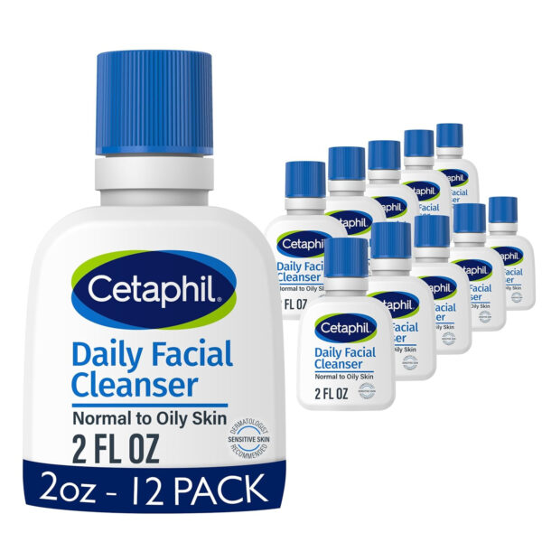 Cetaphil Face Wash, Daily Facial Cleanser for Sensitive, Combination to Oily Skin, 20 oz, Gentle Foaming, Soap Free, Hypoallergenic