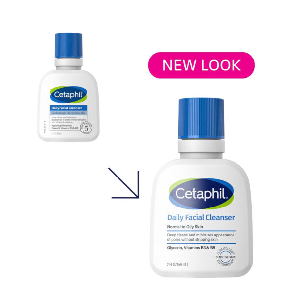 Cetaphil Face Wash, Daily Facial Cleanser for Sensitive, Combination to Oily Skin, 20 oz, Gentle Foaming, Soap Free, Hypoallergenic