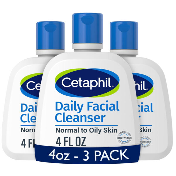 Cetaphil Face Wash, Daily Facial Cleanser for Sensitive, Combination to Oily Skin, 20 oz, Gentle Foaming, Soap Free, Hypoallergenic