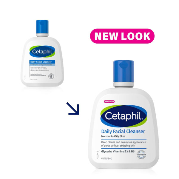 Cetaphil Face Wash, Daily Facial Cleanser for Sensitive, Combination to Oily Skin, 20 oz, Gentle Foaming, Soap Free, Hypoallergenic