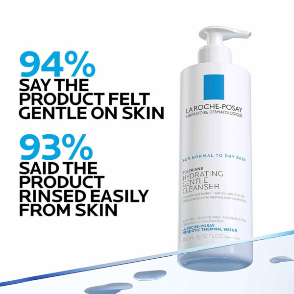 68930e109f7bdef72be043a27c961111f8f31aae50f49bf973e23.jpg La Roche-Posay Toleriane Hydrating Gentle Face Cleanser, Hydrating Facial Cleanser With Niacinamide + Ceramides, Daily Face Wash For Dry Skin To Normal Skin, Sensitive Skin Tested, Fragrance Free
