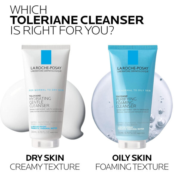 68930e1370ad20df82a7f694da8d7729145f47ce1187db36d43a1.jpg La Roche-Posay Toleriane Hydrating Gentle Face Cleanser, Hydrating Facial Cleanser With Niacinamide + Ceramides, Daily Face Wash For Dry Skin To Normal Skin, Sensitive Skin Tested, Fragrance Free