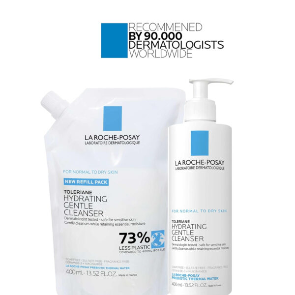 68930e19f2403d8928bd88ab65bfa0baa3d1fa85d4173ab43bb76.jpg La Roche-Posay Toleriane Hydrating Gentle Face Cleanser, Hydrating Facial Cleanser With Niacinamide + Ceramides, Daily Face Wash For Dry Skin To Normal Skin, Sensitive Skin Tested, Fragrance Free