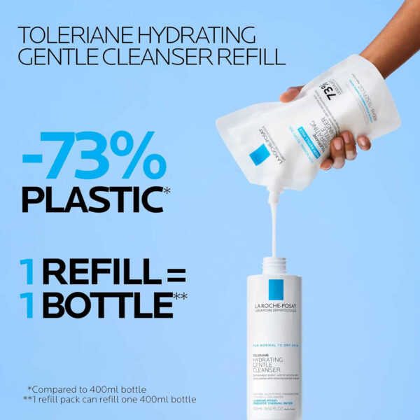 68930e1d4355ba55b1c5bb816d8388166e7e85a74ba09a31b8070.jpg La Roche-Posay Toleriane Hydrating Gentle Face Cleanser, Hydrating Facial Cleanser With Niacinamide + Ceramides, Daily Face Wash For Dry Skin To Normal Skin, Sensitive Skin Tested, Fragrance Free