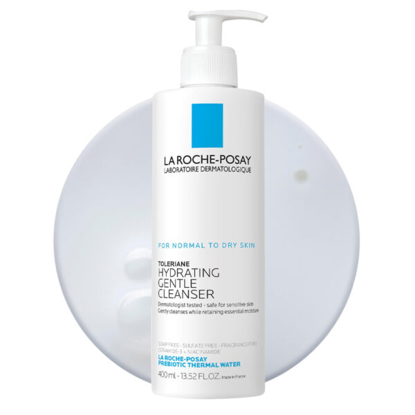 68930e257027ecfe0359e55b4f81abd16bb454f1d4993d5b05741.jpg La Roche-Posay Toleriane Hydrating Gentle Face Cleanser, Hydrating Facial Cleanser With Niacinamide + Ceramides, Daily Face Wash For Dry Skin To Normal Skin, Sensitive Skin Tested, Fragrance Free