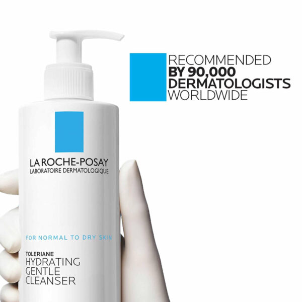 68930e281cb491e1476940d52632fb2a503f09b4f39780c3852db.jpg La Roche-Posay Toleriane Hydrating Gentle Face Cleanser, Hydrating Facial Cleanser With Niacinamide + Ceramides, Daily Face Wash For Dry Skin To Normal Skin, Sensitive Skin Tested, Fragrance Free