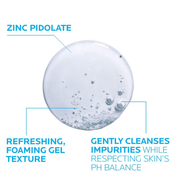 68930e71c5614c272bbe4b24d31c3002d0fc1be58829cb184b12a.jpg La Roche-Posay Effaclar Purifying Foaming Gel Cleanser for Oily Skin, With Zinc Pidolate To Remove Excess Oil & Shine, Alcohol Free & Oil Free, Face Wash For Oily Skin, Sensitive Skin Tested