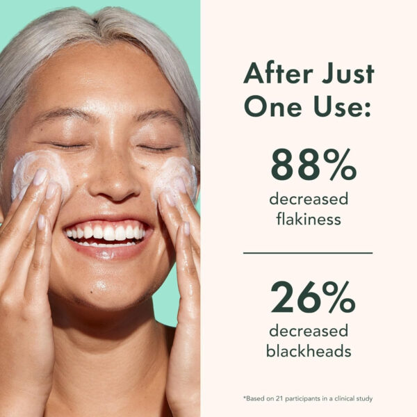 68930eaf6d4fe51a18584f490020d4d58f168ba2819fc6b8ba282.jpg Rael Miracle Clear Face Wash – Gentle Exfoliating Cleanser with Succinic Acid & Minerals, Hydrating Formula for Daily Use, Ideal for Acne-Prone, Dry, Sensitive & Oily Skin, Vegan (5 fl oz)