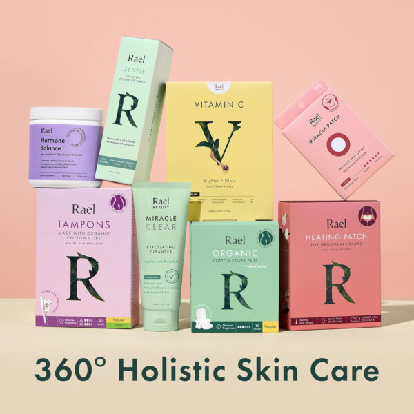 68930ebf962c5bbfbe0f7121449f7dcb490ba3c852c756dc32ed7.jpg Rael Miracle Clear Face Wash – Gentle Exfoliating Cleanser with Succinic Acid & Minerals, Hydrating Formula for Daily Use, Ideal for Acne-Prone, Dry, Sensitive & Oily Skin, Vegan (5 fl oz)