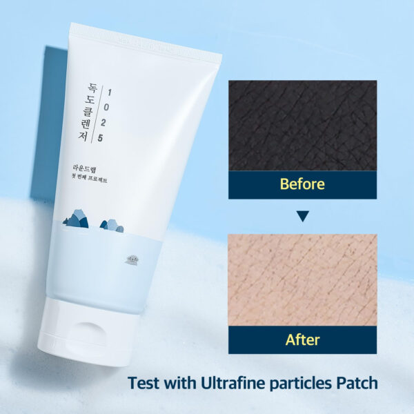 68930f4c271bb7ff7d44b5620cf2ae0a01d7d44725060af61dbaf.jpg ROUND LAB 1025 Dokdo Cleanser 5.07 Fl Oz, Low pH Facial Cleanser for Sensitive Skin, Rich Soft Bubbles for Deep Cleansing and Makeup Removal, Hydrating Face Wash with Deep Sea Water, Korean Skin Care