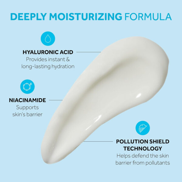 No7 HydraLuminous+ Hydrating Night Gel Moisturizer - Hyaluronic Acid and Vitamin B3 Niacinamide Face Moisturizer to Hydrate, Protect & Refresh Skin - Supports Skin Barrier Repair (1.69 Fl Oz)