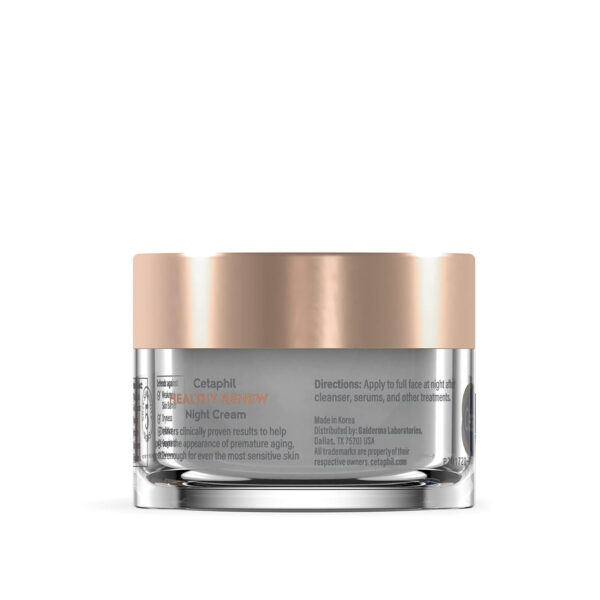 689311185772f121260f6b559da2c4344ba118a1bd5b75262ba97.jpg Cetaphil Healthy Renew Skin Tightening Night Cream 1.7 Oz, Wrinkle Repair Cream for Face with Peptides, Retinol Alternative Cream For Sensitive Skin, Fragrance Free