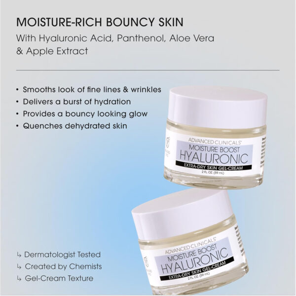 68931175701114de93630722b9f842d9a9991e173d22e386a4f90.jpg Advanced Clinicals Collagen Cream Gel-Like Facial Lotion | Collagen Peptide + Hyaluronic Acid Moisturizer For Face Helps Hydrate Dry Skin & Improve Appearance Of Wrinkles & Fine Lines, 2 Fl Oz