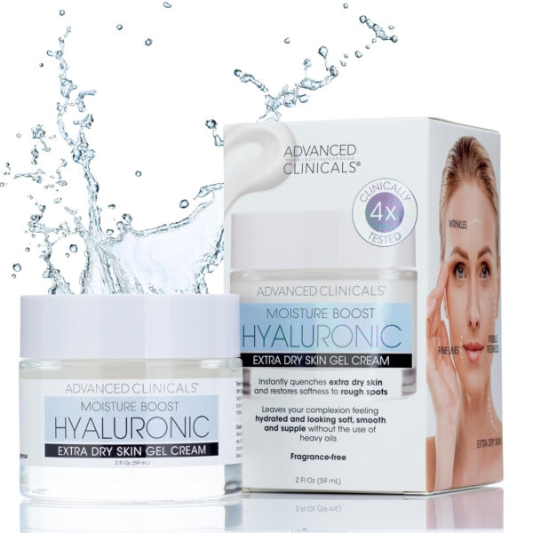 689311a190fa534ac56f11d1f40fd347ec2e108cffa50908dcd4f.jpg Advanced Clinicals Collagen Cream Gel-Like Facial Lotion | Collagen Peptide + Hyaluronic Acid Moisturizer For Face Helps Hydrate Dry Skin & Improve Appearance Of Wrinkles & Fine Lines, 2 Fl Oz