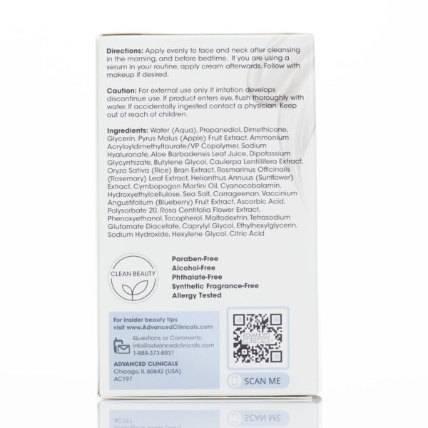 689311a6a5bf2f29e31a2e5ba581939a8f5a3b2bf82e8ef6f97e8.jpg Advanced Clinicals Collagen Cream Gel-Like Facial Lotion | Collagen Peptide + Hyaluronic Acid Moisturizer For Face Helps Hydrate Dry Skin & Improve Appearance Of Wrinkles & Fine Lines, 2 Fl Oz