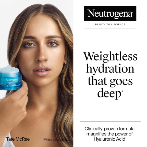 6893121fa958a3d7c8ab3b078d33163f34d66fde45df4477e2668.jpg Neutrogena Hydro Boost Water Gel, 24 Hr Hydration for Normal/Oily Skin, Signature Fragrance, Face Moisturizer with Hyaluronic Acid, Skin Care for Juicy, Deeply Hydrated Skin, 1.7 oz