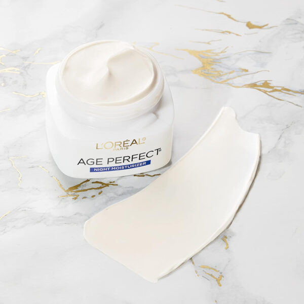 L'Oreal Paris Age Perfect Collagen Expert Anti-Aging, Anti-Wrinkle Night Moisturizer 2.5 oz