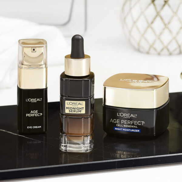 L'Oreal Paris Age Perfect Collagen Expert Anti-Aging, Anti-Wrinkle Night Moisturizer 2.5 oz