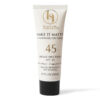 Make It Matte SPF 45 - Clear Face Sunscreen - No White Residue, Broad Spectrum, Matte Finish, Vegan (Ships with Black or Gold Cap)