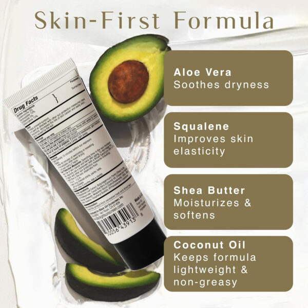 Make It Matte SPF 45 - Clear Face Sunscreen - No White Residue, Broad Spectrum, Matte Finish, Vegan (Ships with Black or Gold Cap)