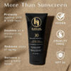 6893135b4ec3407e19df8f7e90ce4c17058daf3d699ec3401a185.jpg Face & Body Moisturizing Sunscreen Lotion SPF 30, No White-Residue for Melanin Rich Skin (2 Fl. Oz.)