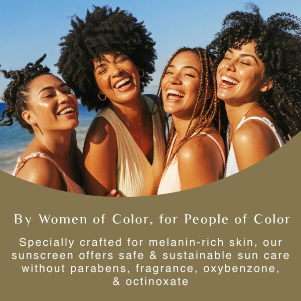 6893135e6e23ca876ae30b3d4f6df08bbe99f8ccc4b1269e01ffe.jpg Face & Body Moisturizing Sunscreen Lotion SPF 30, No White-Residue for Melanin Rich Skin (2 Fl. Oz.)