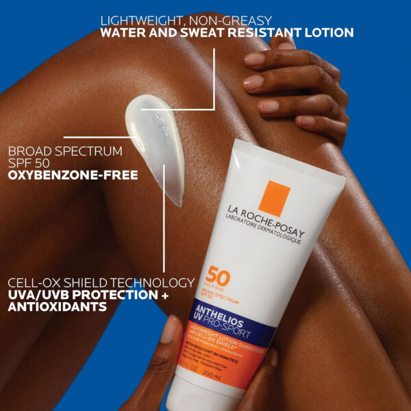 689313b0f3fb75939e5275892ce44cc83984a265ecb67e18e1302.jpg La Roche-Posay Anthelios Sunscreen SPF 50, Ultra-Light Fluid Broad Spectrum SPF 50, Face Sunscreen with Titanium Dioxide Mineral, Lightweight & Fast-Absorbing, Oil-Free, Matte Finish