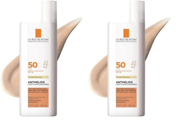 689313bd7ff91bd249770e1d109cab6b35e0eba32d681dea62895.jpg La Roche-Posay Anthelios Sunscreen SPF 50, Ultra-Light Fluid Broad Spectrum SPF 50, Face Sunscreen with Titanium Dioxide Mineral, Lightweight & Fast-Absorbing, Oil-Free, Matte Finish
