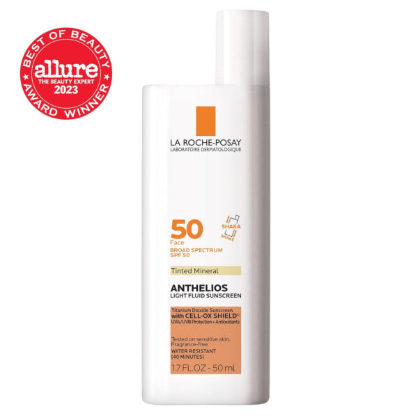 689313bdcceff3f70433c689d758d973a640ed125b052af35f792.jpg La Roche-Posay Anthelios Sunscreen SPF 50, Ultra-Light Fluid Broad Spectrum SPF 50, Face Sunscreen with Titanium Dioxide Mineral, Lightweight & Fast-Absorbing, Oil-Free, Matte Finish