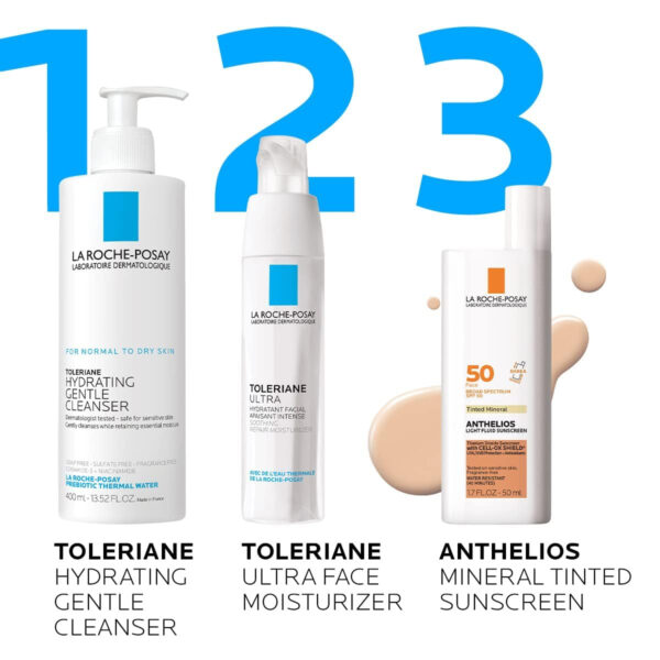 689313c581d7a0943cfe465392bf339dc2774f14d01d89376e0f3.jpg La Roche-Posay Anthelios Sunscreen SPF 50, Ultra-Light Fluid Broad Spectrum SPF 50, Face Sunscreen with Titanium Dioxide Mineral, Lightweight & Fast-Absorbing, Oil-Free, Matte Finish