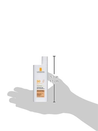 689313c6726e26e11b53236e3b393464e996de4961d5bc6eafad3.jpg La Roche-Posay Anthelios Sunscreen SPF 50, Ultra-Light Fluid Broad Spectrum SPF 50, Face Sunscreen with Titanium Dioxide Mineral, Lightweight & Fast-Absorbing, Oil-Free, Matte Finish