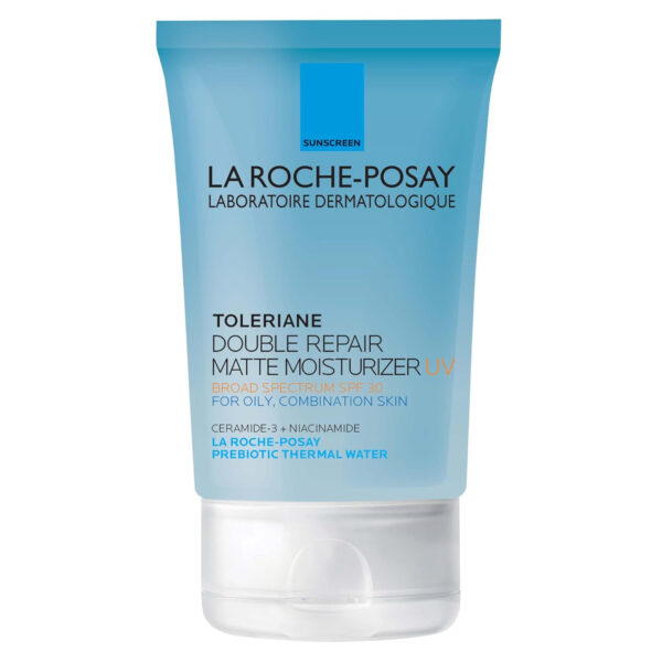 689313ebe2760719368072484b3a02e199a86727395ef8e7fcb56.jpg La Roche-Posay Toleriane Double Repair Matte Face Moisturizer, Daily Moisturizer For Oily Skin With Ceramide And Niacinamide For All Skin Tones, Oil Free, Non-Comedogenic, Available with SPF 30