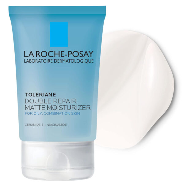 689313f61d73016d24665d114d882cce050430ac967e454e8ec52.jpg La Roche-Posay Toleriane Double Repair Matte Face Moisturizer, Daily Moisturizer For Oily Skin With Ceramide And Niacinamide For All Skin Tones, Oil Free, Non-Comedogenic, Available with SPF 30