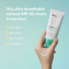 6893145cdbfdf60c46cfdb35861c81c4e241ee639d2256074947b.jpg Hero Cosmetics Force Shield Superlight Sunscreen SPF 30 - Everyday SPF 30 for Acne-Prone Skin with Zinc Oxide, Green Surge, and Extremolytes - Fragrance Free and Reef Safe (50 ml)