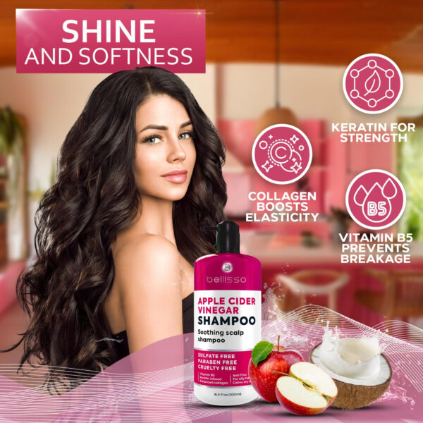 Tea Tree Oil Shampoo - Sulfate and Paraben Free with Collagen Keratin - Ideal for Women and Men with Oily Hair and Scalp Buildup - Anti Dandruff Treatment for Itchy, Dry Scalps – Salon Grade Products