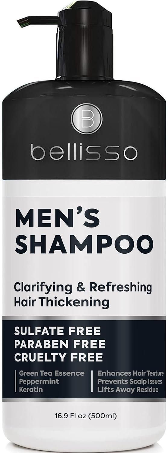 Tea Tree Oil Shampoo - Sulfate and Paraben Free with Collagen Keratin - Ideal for Women and Men with Oily Hair and Scalp Buildup - Anti Dandruff Treatment for Itchy, Dry Scalps – Salon Grade Products