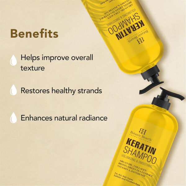 Botanic Hearth Tea Tree Shampoo, Vitamin C, Peppermint, Lavender And Rosemary Oil, Fights Dandruff And Dry Scalp, 16 Fl Oz