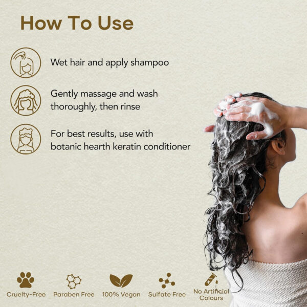 Botanic Hearth Tea Tree Shampoo, Vitamin C, Peppermint, Lavender And Rosemary Oil, Fights Dandruff And Dry Scalp, 16 Fl Oz