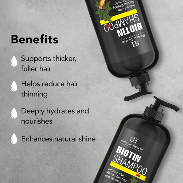 Botanic Hearth Tea Tree Shampoo, Vitamin C, Peppermint, Lavender And Rosemary Oil, Fights Dandruff And Dry Scalp, 16 Fl Oz