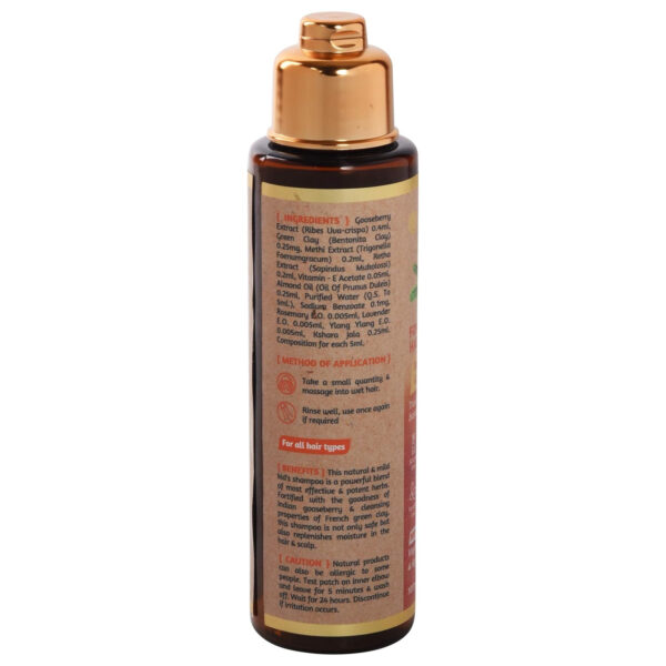 6893178030bd6defe65148d41a82a5bbb4b85b5cc10db3e0c9915.jpg ROOTS AND HERBS Vegan Jatamansi Hair Shampoo - Volume Hair Treatment Cleanser for growth, oily scalp, keratherapy, protecting coloured hair - Organic Anti-Dandruff Formula with itch relief 6.76 oz