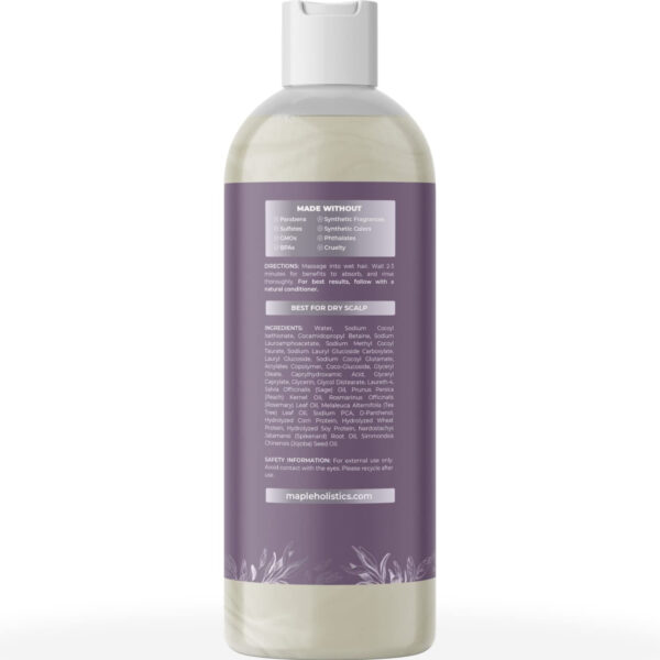 6893179f0bfb177edb81645097278838167bce2fd88fea8b574bc.jpg Sage and Rosemary Shampoo Sulfate Free - Sage Oil Clarifying Shampoo for Build Up and Scalp Moisturizer - Oily Hair Shampoo for Greasy Hair and Dry Scalp Treatment with Essential Oils for Hair