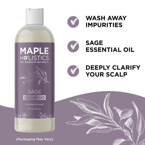 689317a0092392c14c4db77a45be37ee95759691bbaa10ece8fd1.jpg Sage and Rosemary Shampoo Sulfate Free - Sage Oil Clarifying Shampoo for Build Up and Scalp Moisturizer - Oily Hair Shampoo for Greasy Hair and Dry Scalp Treatment with Essential Oils for Hair