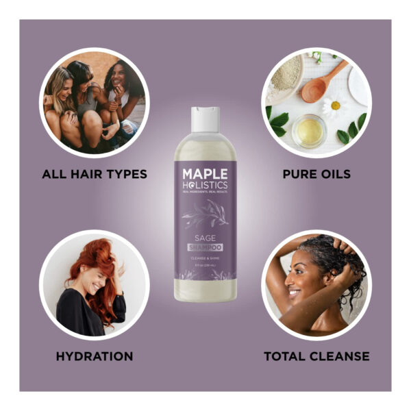 689317a10b5f3008c93942e261adb52c47b612fe517620d904fba.jpg Sage and Rosemary Shampoo Sulfate Free - Sage Oil Clarifying Shampoo for Build Up and Scalp Moisturizer - Oily Hair Shampoo for Greasy Hair and Dry Scalp Treatment with Essential Oils for Hair