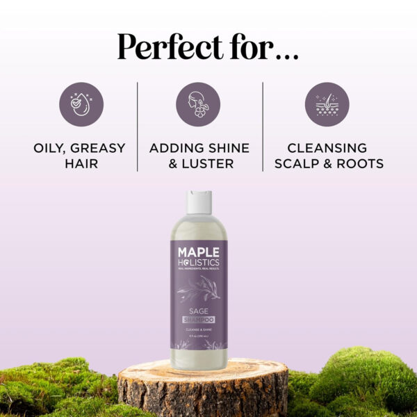 689317a210dce0dc7dbc6ef01355a638f54fd11b601ac6aec0dbc.jpg Sage and Rosemary Shampoo Sulfate Free - Sage Oil Clarifying Shampoo for Build Up and Scalp Moisturizer - Oily Hair Shampoo for Greasy Hair and Dry Scalp Treatment with Essential Oils for Hair