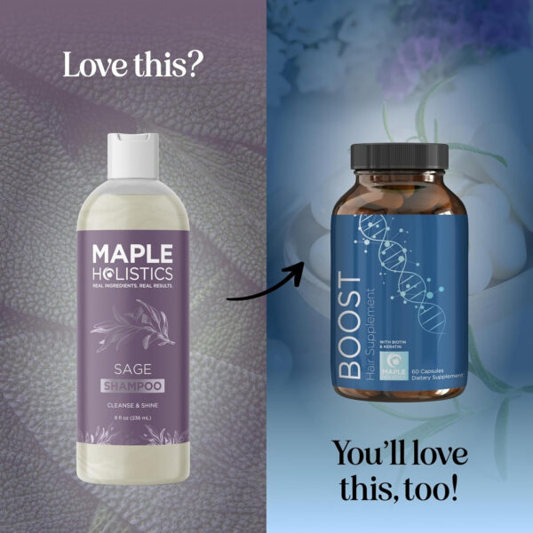 689317a4eba6c90141fd8ccdb8c5b3746f8ba75d2f8ecc9ee473e.jpg Sage and Rosemary Shampoo Sulfate Free - Sage Oil Clarifying Shampoo for Build Up and Scalp Moisturizer - Oily Hair Shampoo for Greasy Hair and Dry Scalp Treatment with Essential Oils for Hair