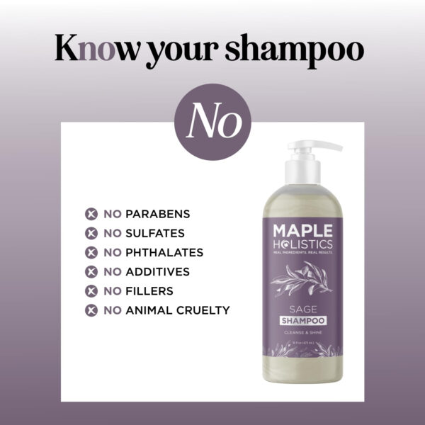 689317abb9922042a43ecda119963c7f799734cd69b672591ff0a.jpg Sage and Rosemary Shampoo Sulfate Free - Sage Oil Clarifying Shampoo for Build Up and Scalp Moisturizer - Oily Hair Shampoo for Greasy Hair and Dry Scalp Treatment with Essential Oils for Hair