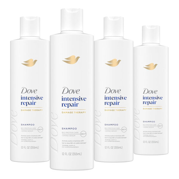 Dove Shampoo Intensive Repair for Damaged Hair with Bio-Protein Care Technology and Amino Serum 28 Fl Oz