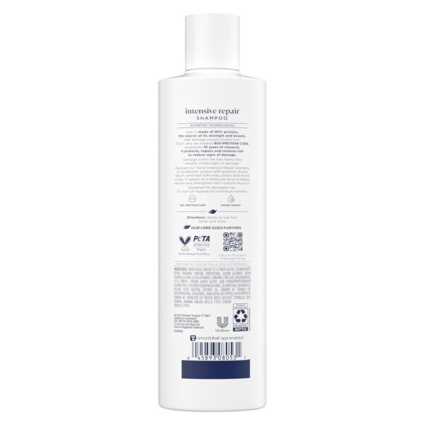 Dove Shampoo Intensive Repair for Damaged Hair with Bio-Protein Care Technology and Amino Serum 28 Fl Oz